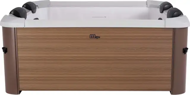 MSpa F-AM063W СПА-бассейн 160х160х65см "Oslo Amber" 850л, квадратный, гидромассаж, аэромассаж.(4 коробки A.B.C.D)