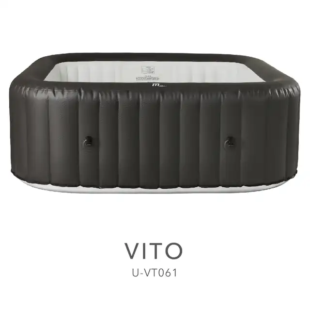 MSpa U-VT061 СПА-бассейн 185х185х65см "Vito" 930л, квадратный, аэромассаж